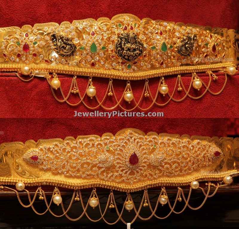4 Gold Vaddanam Minimum Weight Designs - Jewellery Designs