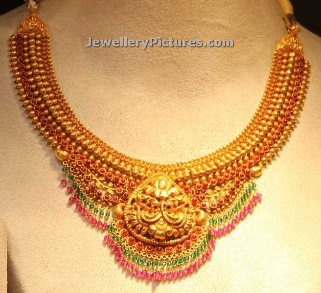 indian gold necklace set