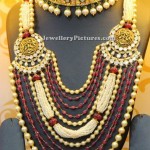 Nizam Jewellery Designs with Pearls