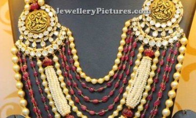 pearl and emerald beads nizam jewellery
