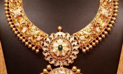 bridal gold jewellery necklace