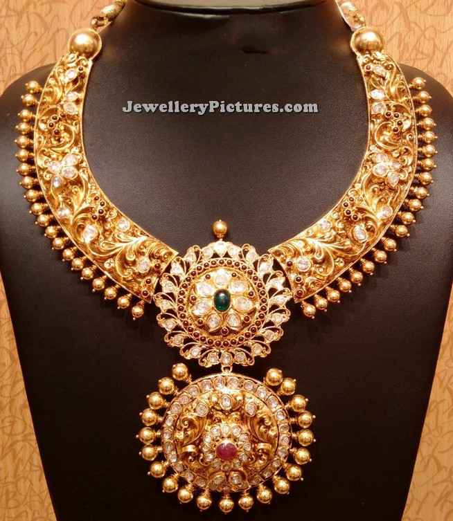 bridal gold jewellery necklace