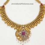 South Indian Necklace Designs Gold