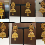 21ct Gold Buttalu Traditional Jhumka Earrings