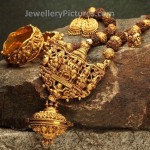 Nakshi work Temple Jewellery set