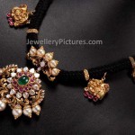 Nakshi Black Cord Necklace