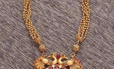 gold antique jewellery longchain