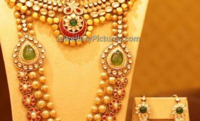 indian gold jewellery set