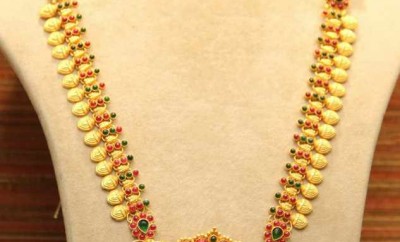 south indian jewellery designs catalogue of lakshmi haram