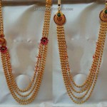 Gold Chandraharam Designs