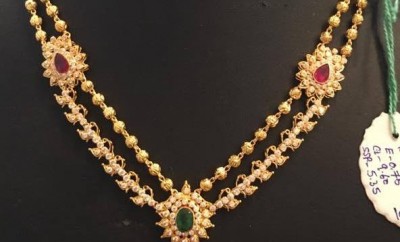 gold necklace south indian traditional jewellery designs