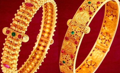 gold bangles kankanalu designs
