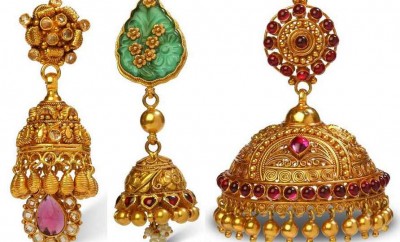 bhima jewellers jhumka designs latest models
