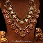 Kundan Ruby Antique Necklace Design