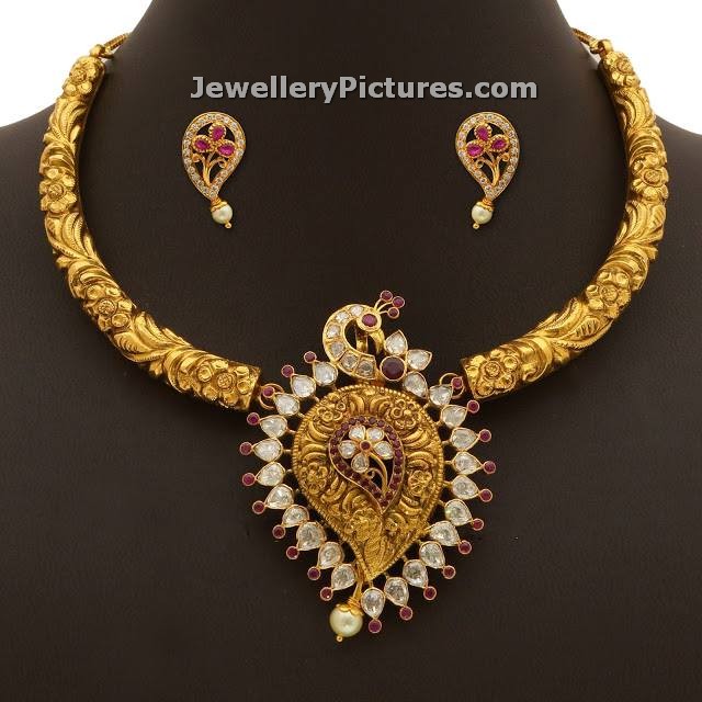 Mango Design Pendant Necklace - Jewellery Designs