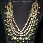 Polki Emeralds Long Necklace
