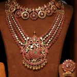 Ruby Indian Necklace with Polkis