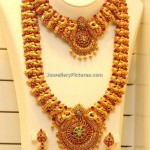 Antique Peacock Haram and Necklace