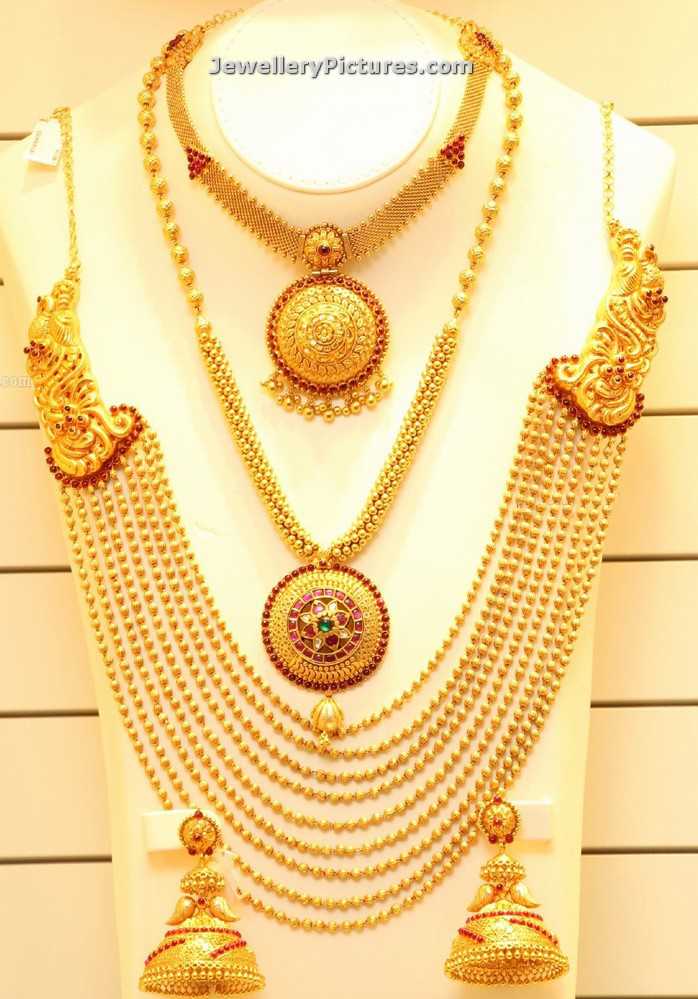 Gold Necklace Latest Indian Jewelry - Jewellery Designs