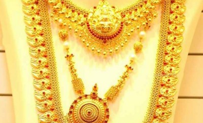joyalukkas gold designs mango haram and necklace