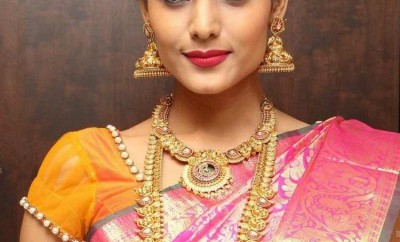 bridal gold jewellery designs with price for a south indian wedding