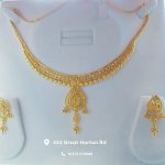 28 Grams Gold Necklace with Earrings Collection