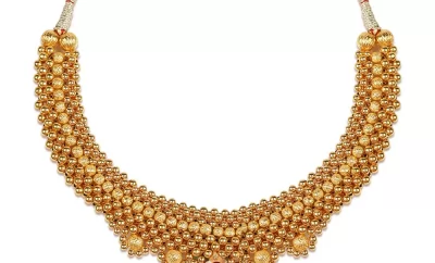 22kt Gold Thushi Necklace From PNG Jewellers - Jewellery Designs